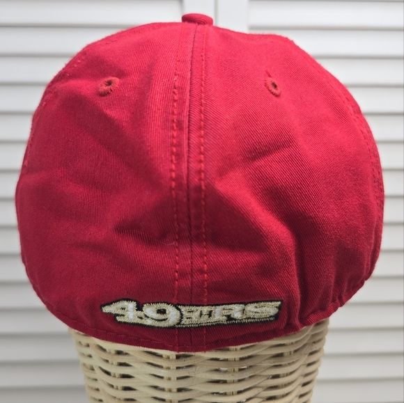 '47 SF 49ers Red Cap Unisex Small Fit Dad Hat NFL Logo Retro Fan Embroidered - Picture 4 of 10